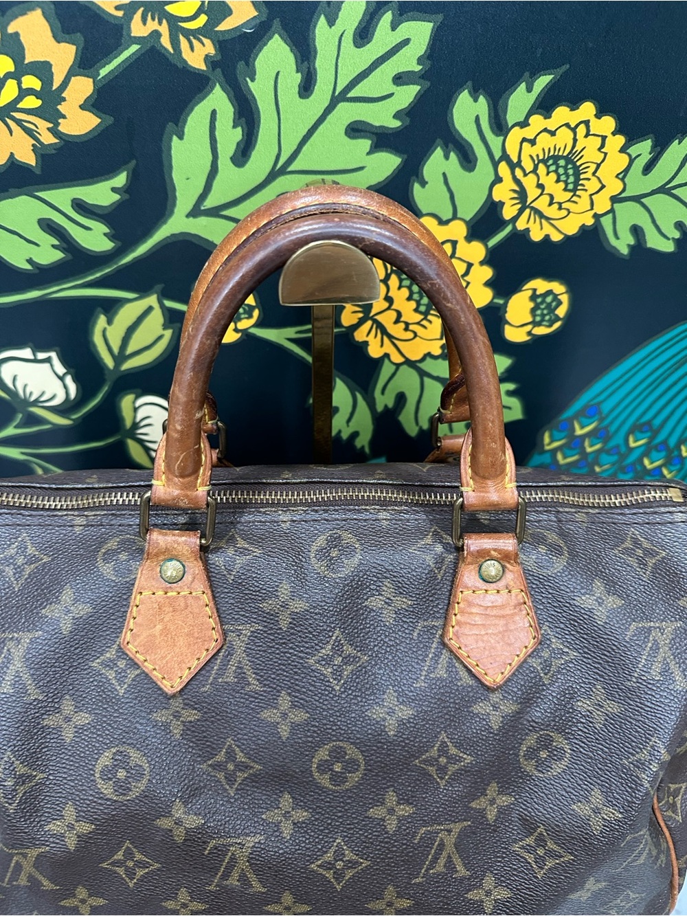Louis Vuitton Speedy 30 Monogram Canvas Satchel Bag France May 1992 - Picture 5 of 12